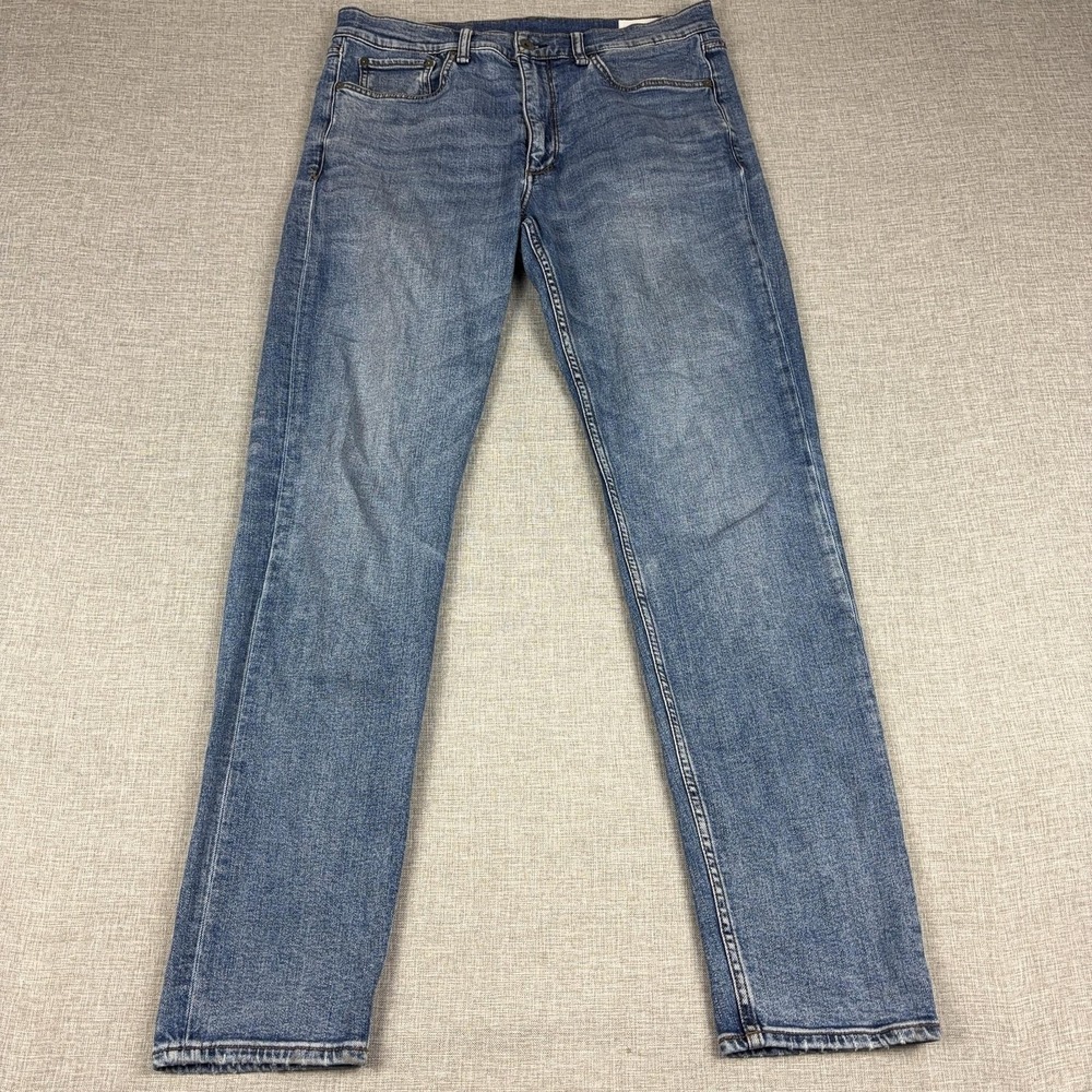 Rag & Bone Fit 2 Slim Jeans Mens 33x32 Blue Medium Wash Stretch Denim Pants
